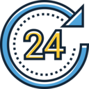 time,technology,information,clock,arrows,time and date,help,info,customer service,24 hours ok 
